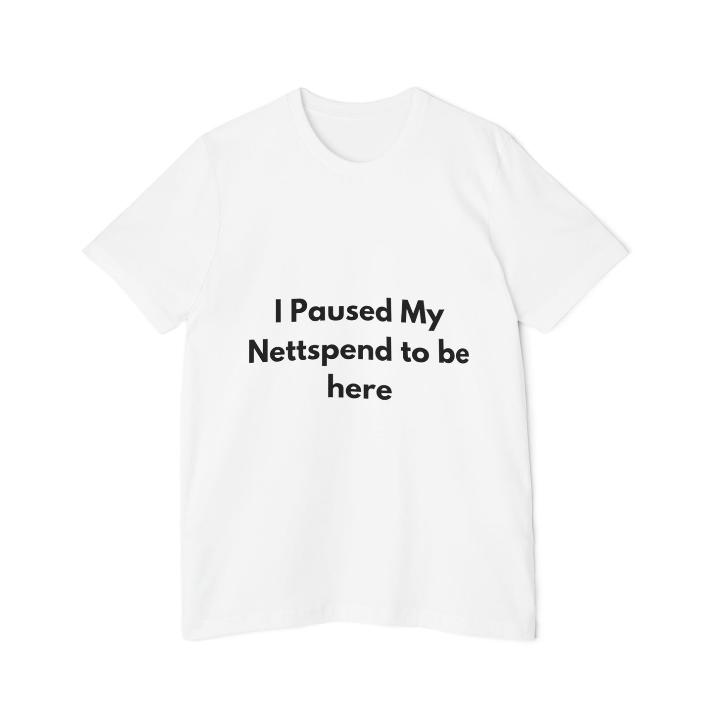 NETTSPEND USA-Made Unisex Short-Sleeve Jersey T-Shirt