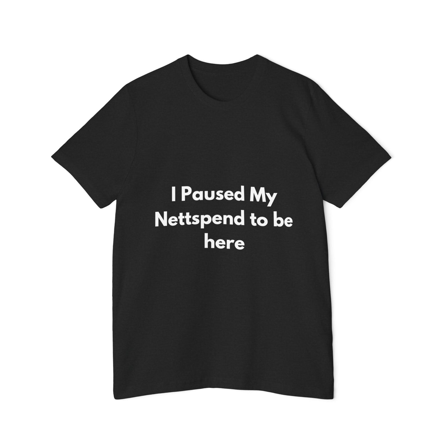 NETTSPEND USA-Made Unisex Short-Sleeve Jersey T-Shirt